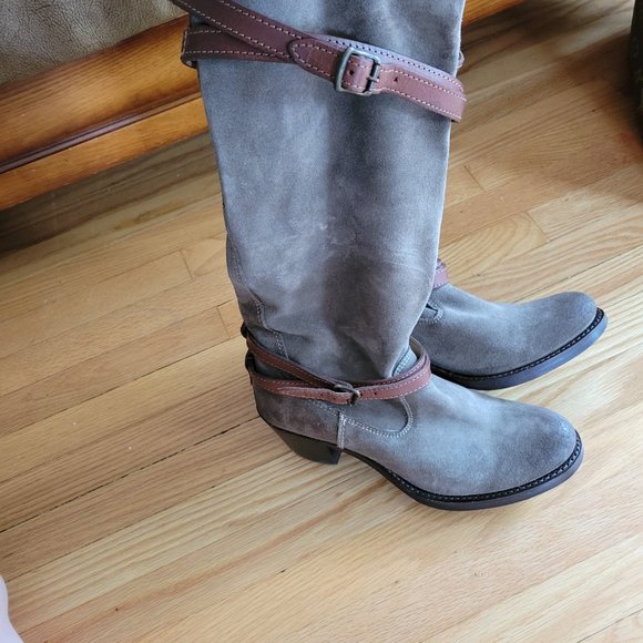 FRYE SUEDE LONG BOOTS - Picture 3 of 6